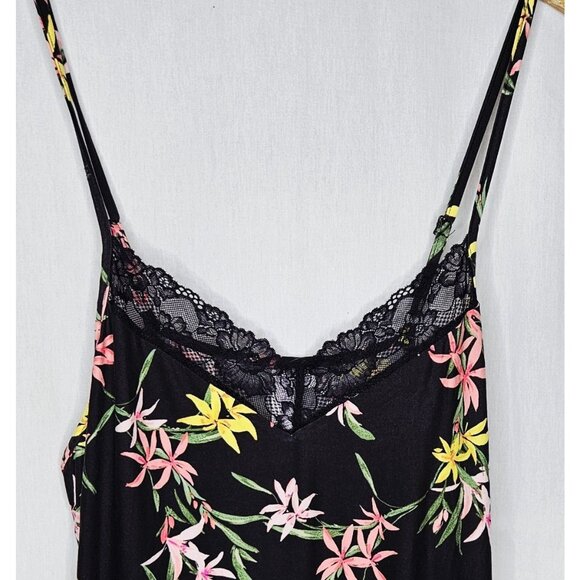 NWT Joyspun Womens Plus Size Knit Chemise Flowers Tropical 2X (18W-20W) - Picture 3 of 6